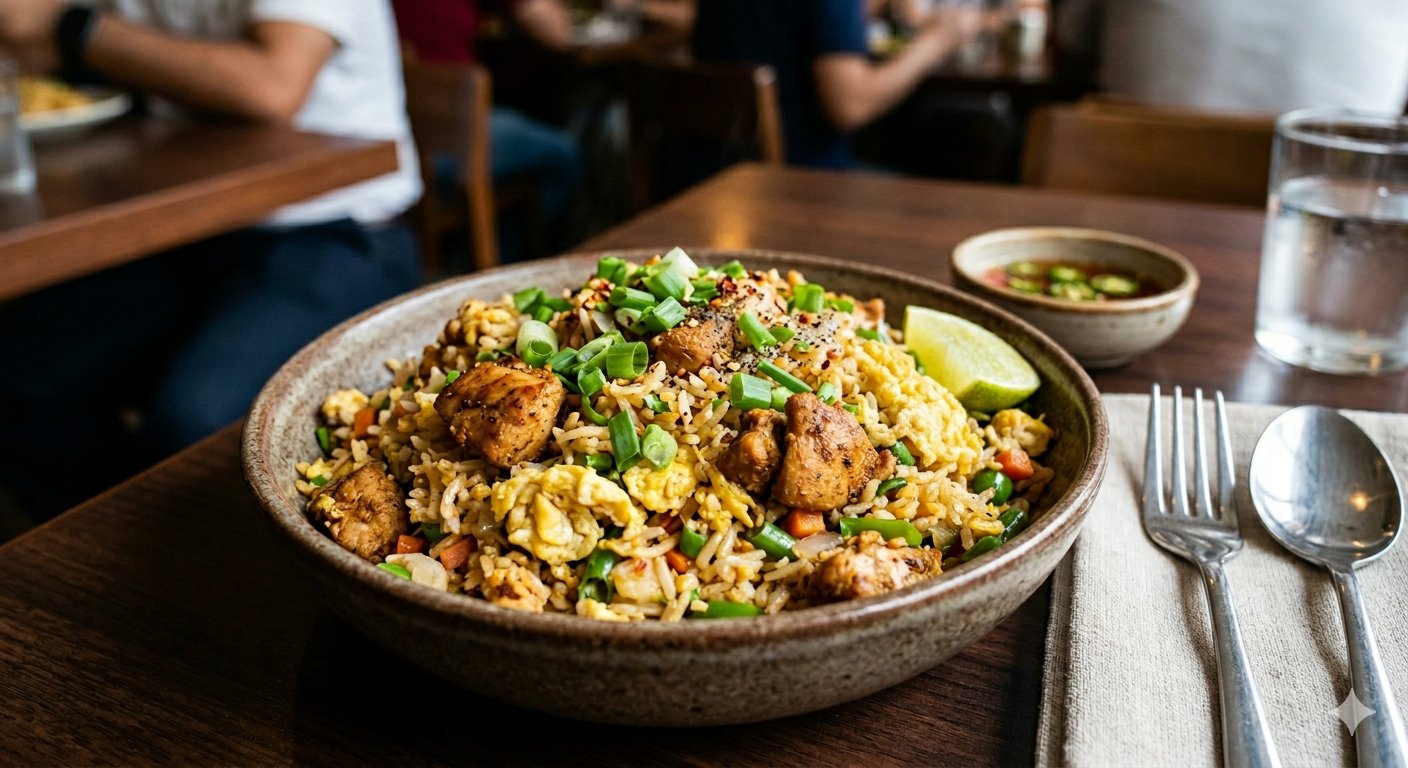 Egg Chicken Fried Rice